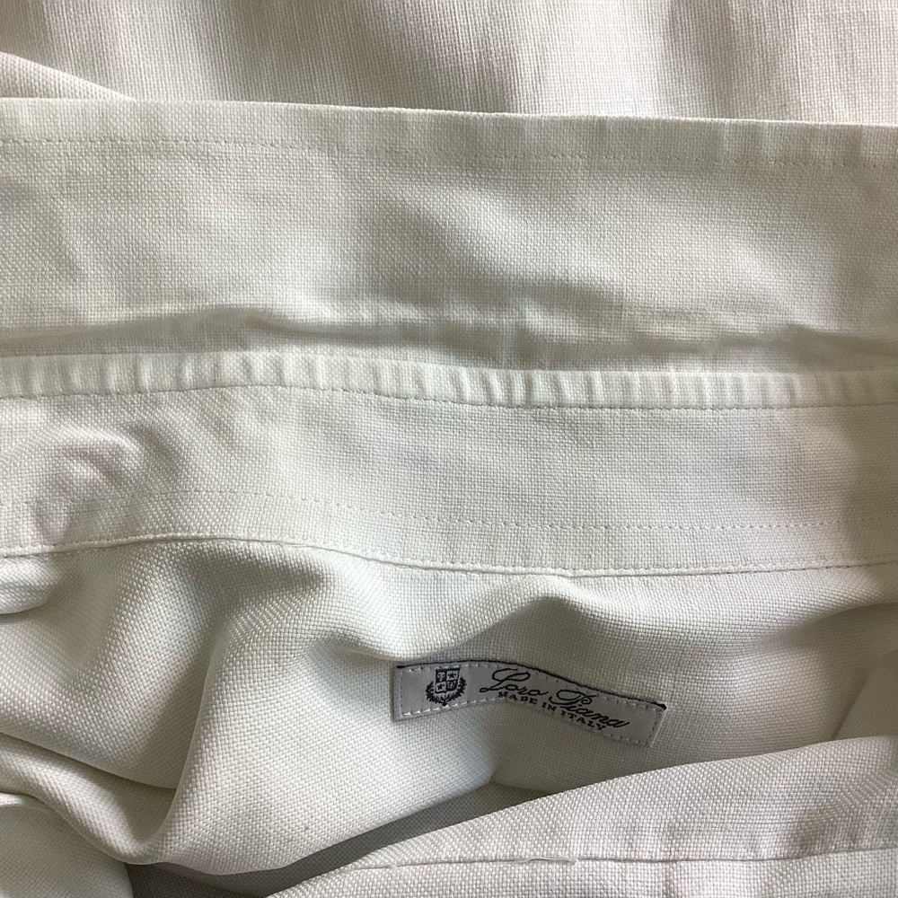 Loro Piana Shirt Cotton Oxford White XXL - Picture 12 of 12